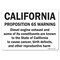 Signmission OSHA, 5" Height, 7" Width, Decal, 7" W, 5" H, Landscape, Diesel Exhaust OS-MISC-D-57-L-19479 - alternate 1